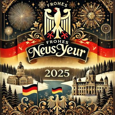 Frohes Neues Jahr 2025 wünscht das Zentrale Schuldenregister Deutschlands!